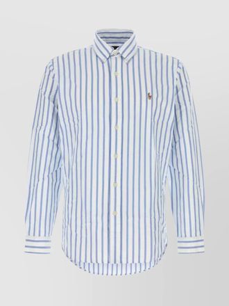Polo Ralph Lauren embroidered stripes oxford shirt