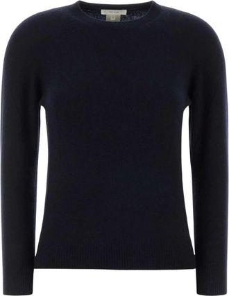 The Row Noler Cashmere Crewneck Sweater - Knitwear - Mujer - Azul - L
