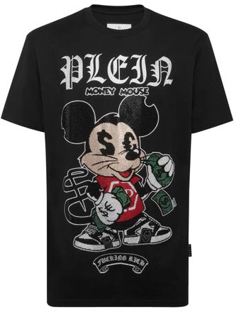 Philipp Plein Money Mouse T-shirt - men - Cotton - XXXXL - Black