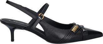 Pinko Gloria 18 Slingback - Dames - Pumps - Zwart - 37 EU - Leer - Schoenen