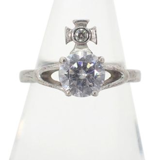 Vivienne Westwood Sterling Silver 925 Band Ring (Pre-Owned)