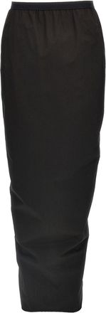 Rick Owens Pillar maxi-rok - Zwart