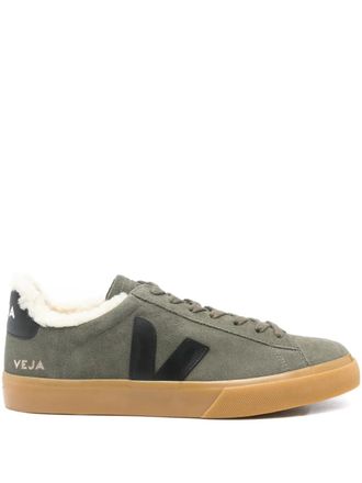 Veja Campo Winter suede panelled sneakers - men - Suede/Rubber/Polyester - 43 - Green