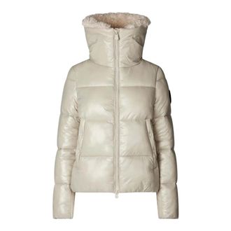 Save The Duck Winter Jackets, female, Beige, L, Moma Jacket