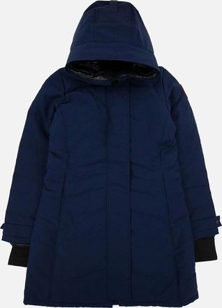 Canada Goose Womens Canada Goose Lorette Parka With Hood Trim 63 Atlantic Navy - Size: 10/8