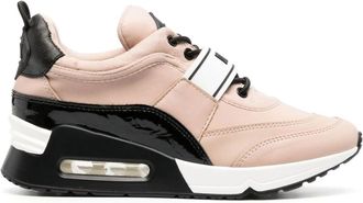 DKNY Aisilin Gold Air Cushion Glossy Accent Sneakers
