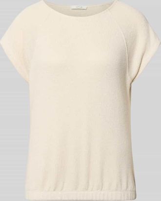 OPUS Strickshirt aus Viskose-Mix Modell Svalla in Sand, Gr&ouml;&szlig;e 36
