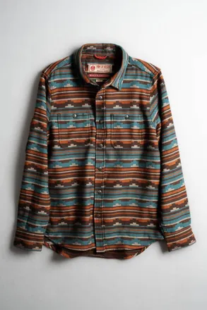 Iron And Resin Mens Powathan Long Sleeve Shirt In Blue
