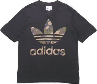 adidas originals Logo Short Sleeve Mens Black DX4203