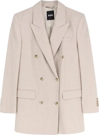 HUGO BOSS Donna, Giacche, Beige, 3Xs, new