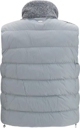 Herno Womens Padded Vest Grigio Perla Down Jackets Coat