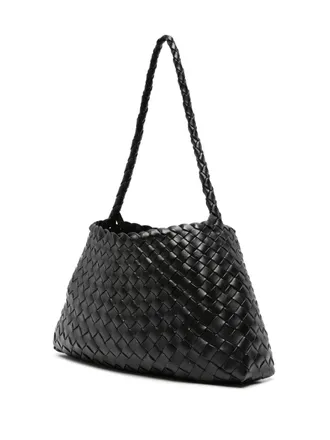 Dragon Diffusion Leather Shoulder Bag - Black
