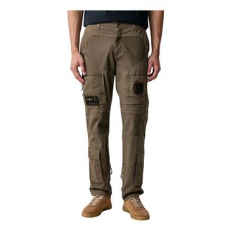 Aeronautica Pantalones Cargo Anti-G - Trousers - Hombre - Marr&oacute;n - 2XL