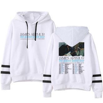 Generic Jame Arthur The Pisces World Tour Fashion Mens Hoodie Casual Loose Tracksuit (White,M)