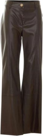 Liu Jo Wijde broek - Dames - Wijde Broeken - Bruin - M - Broeken