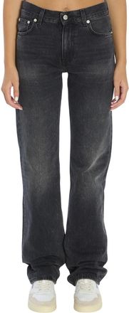 Haikure Black Regular Mid Rise Jeans
