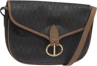 Dior Pre-owned Cross Body Bags, female, Black, Size: ONE SIZE Pre-owned Vintage Shoulder Bag