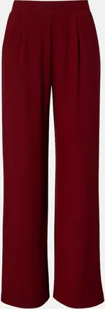 Leset Lauren pleated jersey wide-leg pants
