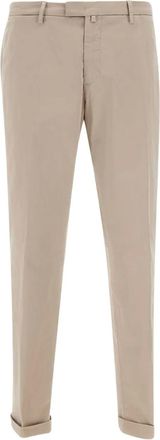 BRIGLIA 1949 Pantaloni con risvolto e passanti - Toni neutri