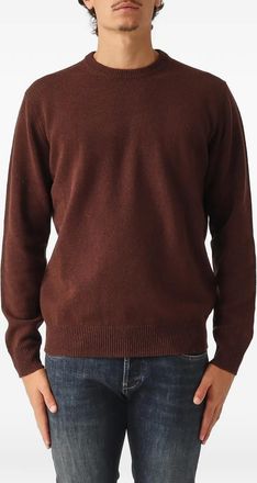 MC2 Saint Barth Trui met ronde hals - Bruin