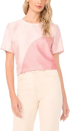 Vince Camuto Print Top in Rose Hip at Nordstrom, Size X-Large
