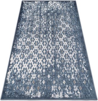 RugsX Tappeto Acrilico Yazz 7006 Orient Blu Blue 133x190 Cm