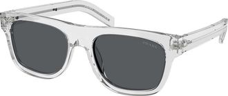 Prada PR B12SF Asian Fit 12R07T Mens Sunglasses Grey Size 55