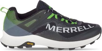 Merrell Mens Mtl Long Sky 12.0 Trail Running Shoes In Black/lime