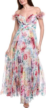 Marchesa Off-The-Shoulder Gown