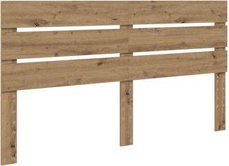 vidaXL Cabecero Roble Artesanal 160 Cm Madera De Ingenier&iacute;a Vidaxl