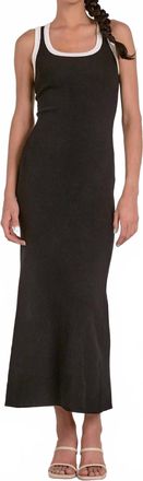 Elan Romi Maxi Dress In Black