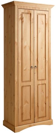 HOME AFFAIRE Garderobenschrank »Rustic« aus massiver Kiefer, Breite 71 cm, Kassettenoptik