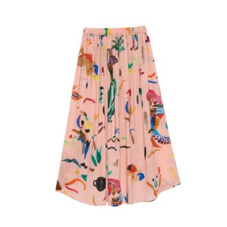 G.Kero Dames, Rokken, Veelkleurig, Maat: XS Viscose