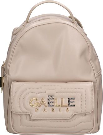 Ga&euml;lle Paris Backpack - Dames - Rugzakken - Beige - ONE Size - Leer - Tassen