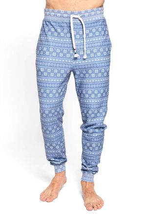 Sol Angeles Fair Isle Jogger In Indigo