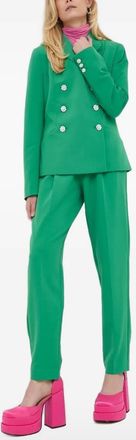 Custommade Blazer doppiopetto con decorazione - Verde