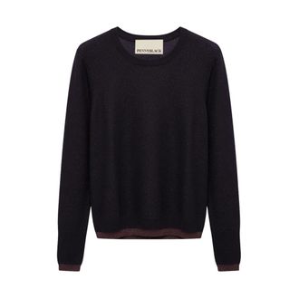 Pennyblack Pbplusso Trui - Dames - Ronde hals truien - Paars - XL - Wol - Truien & Vesten