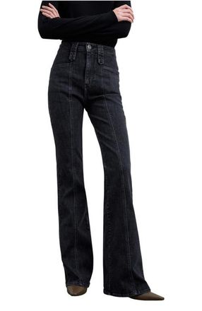Scalpers Bootcut Jeans Buttons in Darkgrey at Nordstrom, Size 42 Eu