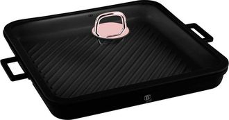 Berlinger Haus Sart&eacute;n De Titanio Con Tapa, 34x34cm, Berlinger Haus Bh-7789, Rosa Negra