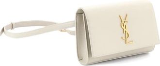 Saint Laurent Marsupio Classic Monogram Kate - Toni neutri