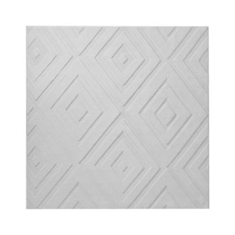 Beliani Alfombra Cuadrada Decorativa De Jacquard 160 X 230 Cm Gris Claro Borah
