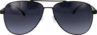 HUGO BOSS 1641/S Zonnebril - Heren - Zonnebrillen - Zwart - 60 MM - Accessoires