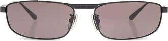 Balenciaga Occhiali da sole rettangolari - Nero