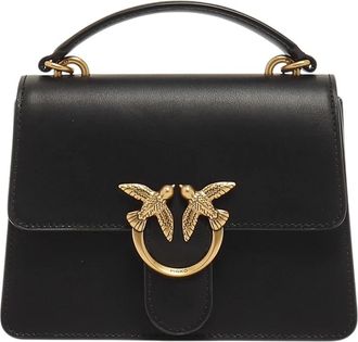 Pinko Pinko, Dames, Tassen, Zwart, Maat: ONE Size Katoen