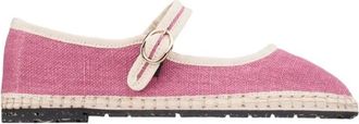 Flabelus Ariadna Mary Jane - Dames - Ballerinas - Roze - 40 EU - Katoen - Schoenen