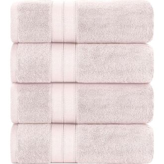 Modern Threads SpunLoft(TM) Bath Sheet - 35 x 66 - Pack of 4 in Blush at Nordstrom Rack