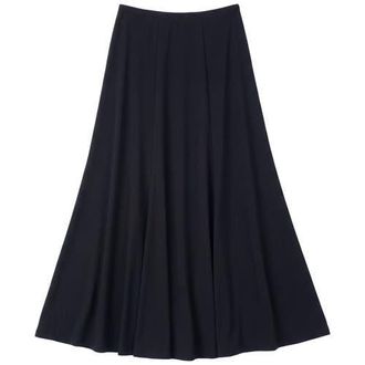 Monte Carlo Polyester Knit Soft Drape Flattering Silhouette Skirt in Black at Nordstrom, Size 26