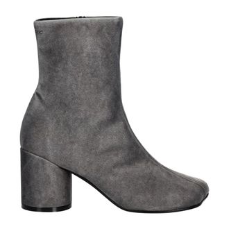 Maison Margiela Botines Anatomic de sat&eacute;n - Shoes - Mujer - Gris - 39 1/2 EU