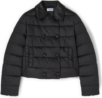 Motivi Chaqueta corta acolchada cruzada ligera - Jackets - Mujer - Negro - 2XL