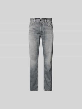 Closed Closed Straight Fit Jeans aus reiner Baumwolle in Mittelgrau, Gr&ouml;&szlig;e 34